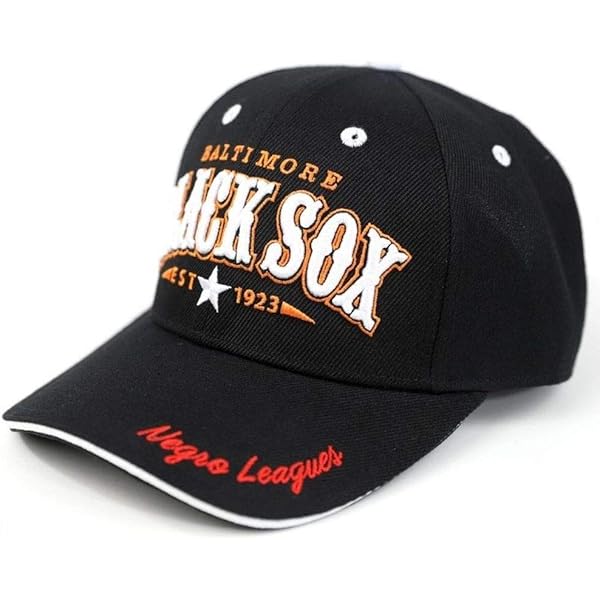 NLBM Negro Leagues M41 Baltimore Black Sox Snapcap Cap Black at